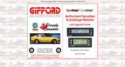 Desktop Screenshot of giffordautomotive.com
